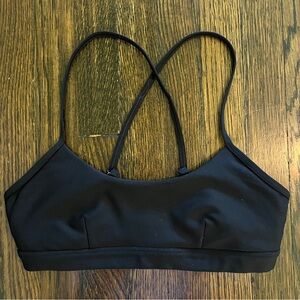 ALO Yoga Black Crossback Bralette
